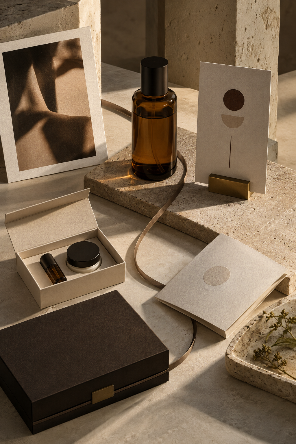An editorial beauty journey connecting content, product education, sampling, purchase, and continued care